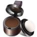 Hairline Powder Hair Shadow Powder Dark Gray Hair Root Dye Shadow Cover Instantly Windproof Sweatproof Hair Touch-Up for Thin Hair Grey Hairline Quick Cover Unisex (Light Brown)