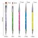 Sularpek 5 Pcs Double Ended Nail Design Brushes - Nail Art Point Drill Drawing Kit in Purple, Green, Pink, Blue, Yellow - Buy Online on SooperMarket.com