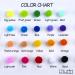 Caydo 400 Pieces 1 Inch Pompoms - 20 Colors for Crafts and DIY Projects - Buy Online on SooperMarket.com
