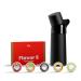 Air Up bottle Steel Pitch Black (480ml) including 5 pods original |Stainless steel drinking bottle with straw and taste sugar -free |Water bottle for carbonated drinks |Water Bottle