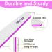 12pcs Professional 100/180 Grit Nail Files for Acrylic, Gel, Thick, and False Nails - Washable & Reusable Double-Sided Emery Board - Buy Online on SooperMarket.com