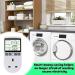 Lotvic Digital Temperature Controller Thermostat Plug Socket with Backlight LCD Screen - Heating Cooling Timer for Homebrew Greenhouse Reptile Terrarium (UK Plug) - Buy Online on SooperMarket.com
