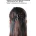 BORDSTRACT Magic Hair Comb Elastic Beaded Double Comb Hair Clip for Long Lasting Updo Popular Hairstyles (Black) Random - Buy Online on SooperMarket.com