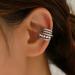 Lymphatic Drainage Earrings for Women Ear Acupressure Detox Ear Hoops Auricular Rowline Ear Cuff One Size C - Buy Online on SooperMarket.com