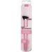 Real Techniques Sheer Radiance Fan Makeup Brush, for Highlighter + Facial Oil Absorbing Powders, Create Face Glow, Cruelty Free Bristles, Aluminum Ferrules, Pink, 1 Count