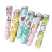 6 Boxes Portable Disposable Paper Soap Confetti Cleaning Washing Hand Bath Toiletry Paper Soap Sheets Petals Soap Flakes with Storage Tube for Kitchen Toilet Outdoor Travel Camping Hiking  Random Colo