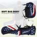 Craftsman Golf Star and Stripes Lightweight Shoulder Golf Bag in Red, White, and Blue - Buy Online on SooperMarket.com