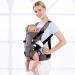 Baby Soft Carrier for Newborn - Ergonomic 4-in-1 Sling Wrap for Infants 7-45lbs - Grey - Buy Online on SooperMarket.com