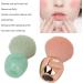 Soft Fluffy Hair Cosmetic Beauty Brush with Strong Powder Grasping Power Accurate Coloring Delicate Looking. Perfect for Loose Powder Blusher. Rose Gold Light Green - Buy Online on SooperMarket.com
