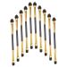 MUSISALY 20pcs Double Ended Eyeshadow Brush Beauty Supply Dual Sided Eyeshadow Makeup Tool Eyeshadow Applicator Eye Shadow Brush for Makeup Double-headed Eyeshadow Brush Cosmetics Kit