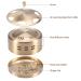 Adjustable Copper Moxibustion Box - 3 Corridors Thickened Acupuncture Moxa Burner Holder Temperature Control for Elderly Care - Buy Online on SooperMarket.com