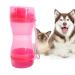 Boiler portable water mug for pets |Refrested -proof portable puppy donor water bottle with large capacity for puppies and cats pink