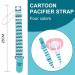 4PCS Baby Pacifier Chain Clips - Secure & Stylish Pacifier Holder for Boys & Girls | Durable Fabric Bands - Buy Online on SooperMarket.com
