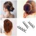 30pcs Black Spiral Bobby Hair Pins with Non-Scratch Round Tips - Buy Online on SooperMarket.com