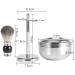 Professional 3-in-1 Shaving Set for Men - Razor Brush & Holder | Perfect Gift for Father's Day & Birthdays - Buy Online on SooperMarket.com