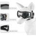 Petleso Dog Glasses for Medium Breeds - UV Protection Windproof Pet Sunglasses with Adjustable Straps for Outdoor Activities - Buy Online on SooperMarket.com