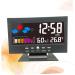 Healeved 3 Pcs Digital Clocks Creative Clock Multifunctional Clock Stylish Clock Time Display Clock Led Digital Display Size 1x3pcs - Buy Online on SooperMarket.com