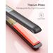 Wavytalk 100% Pure Titanium Hair Straightener | Dual Voltage 1 Inch Flat Iron | Silky Hair Instantly | 170 -450 | Matt Black - Buy Online on SooperMarket.com