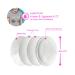 Organic Bamboo Nursing Pads | 10 Washable Ultra-Soft Leak-Proof Breastfeeding Pads | Comfortable & Breathable | Includes Wash Bag - Off White - Buy Online on SooperMarket.com
