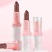 Metallic Dark Brown Lipstick Liner Set - Long Lasting Glitter Diamond Lip Color | Full Coverage Non-Stick Makeup for Women - Buy Online on SooperMarket.com