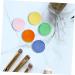 15 Pcs Grafting Eyelash Spacer & Glue Tray - Creative Glass Holder for Eyelash Extensions - 4.4x4.4cm - Buy Online on SooperMarket.com