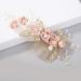 Toyvian 4pcs Wedding Hair Accessories Bridal Hair Comb Pearl Hair Accessories Bridal Hair Clip Wedding Hair Comb Clip Floral Girls Bridal Hair Accessories Rhinestone Hair Piece (Pink) - Buy Online on SooperMarket.com