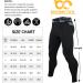 Buy Boomcool Men's Compression Pants - XXL Black/Gray Running Trousers with Pockets for Fitness Gym Yoga & Cycling | International Shipping Available - Buy Online on SooperMarket.com