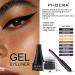 Go Ho Brown Eyeliner Gel Pot - High Pigmented Matte Cream Eye Makeup with Brush for Women - Buy Online on SooperMarket.com