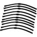 Black Fuel Hose Line Set for 45cc & 52cc Chinese Chainsaw - 10PCs Plastic Fuel Tubes - International Shipping Available - Buy Online on SooperMarket.com