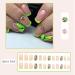 sunroot French Butterfly False Nails Long Coffin Nail Tip Detachable Press on Nails DIY Manicure ABS - Buy Online on SooperMarket.com