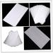 WOFASHPURET 50 Sheets Pearl Cotton Highlighter Hair Wrap Paper Hair Coloring Kit Hair Bleach Tools Hair Dye Brush and Bowl Hair Wrapping Paper Strips Hair Dye Paper Salon Supply Major Suite 40x13cm White - Buy Online on SooperMarket.com