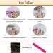 Sethexy Glossy Squoval Short False Nails Flower Glitter Rhinestone Studs Wine Full Cover Acrylic Fake Nails Tips for Women and Girls - Buy Online on SooperMarket.com