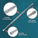 Spiral Ear Wax Remover Kit - Double-Ended Metal Ear Cleaner for Easy Earwax Removal - Buy Online on SooperMarket.com