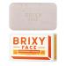 BRIXY Exfoliating Facial Cleansing Bar Even Skin Tone Rice Powder And Vitamin C Ceramide & Niacinamide Support A Healthy Skin Barrier Soap Free pH Balanced And Vegan