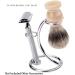 Beito Shaving Brush Holder - Universal Razor & Brush Stand | Metal Beard Keeper for Men - Professional Organizer (Silver) - Buy Online on SooperMarket.com