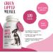 Pawbits 120 Green Lipped Mussel 500mg Hip & Joint Support Capsules for Dogs | Premium New Zealand Mussel Natural Dog Supplements | UK Made - Buy Online on SooperMarket.com