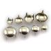 120pcs Silver DIY Nailhead Round Dome Studs Assorted Kit for Leathercraft Rivet Metal Punk Spikes - 6/8/10/12mm - Buy Online on SooperMarket.com