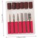 CORHAD 1 Set nail polisher nail polishing head nail sand bands manicure sanding bands professional nail drill nail drill bit pedicure sand belt Stainless Steel. Silicone. Quartz. Ceramics 7.1x5.7cm Picture 2 - Buy Online on SooperMarket.com
