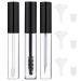 Empty Mascara Tube and Wand Mascara Containers Empty 3PCS 10ml Empty Lip Gloss Tubes Transparent Empty Eyeliner Tube with Rubber Inserts and Funnels for DIY Castor Oil