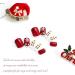 Brishow Christmas Snow Elk Press on False Nails - Red Short Square Fake Nails for Women & Girls (24pcs) - Buy Online on SooperMarket.com
