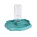 QIODAZOO Bowls for Reptiles Amphibians Tortoise Accessories 2 IN 1 Reptile Feeding Dish Automatic Dispenser Tortoise Water Dish Lake Blue