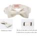 Lionet Paw's White Wedding Dog Collar - Comfortable Silk with Removable Fly for Puppies & Cats | XS (20-30cm) | International Shipping - Buy Online on SooperMarket.com