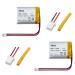 903042 Battery 903042 Lipo Rechargeable Battery Compatible for Multiple Device 903042 Replacement Batteries with PH 2.54 JST Connector and Tool