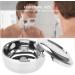 Sleek Stainless Steel Shaving Soap Bowl - Ideal for Business Beards | Universal Size & Modern Design - Buy Online on SooperMarket.com