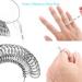 Ring Sizer Measuring Tool Set - 27 PCS Premium Ring Measurement Kit | US Ring Size 0-13 with Half Size | Includes 1 PCS Finger Ring Sizing Measure Gauge by UUBAAR - Buy Online on SooperMarket.com