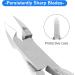 Velodios Cuticle Trimmer and Cuticle Cutter Extremely Sharp Cuticle Nippers Professional Stainless Steel Cuticle Remover Perfect Nail Care Tool for Home/Spa/Salon Manicures - Silver - Buy Online on SooperMarket.com