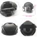 Airsoft MICH 2000 ACH Tactical Helmet with Clear Visor, NVG Mount & Side Rail - Black - Buy Online on SooperMarket.com