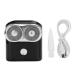 Beard Trimmer Mini Rotary Beard Trimmer Body Hair Trimmer Type C Charging One Click Start Cordless Portable Small Men Grooming Trimmer for Home Travel