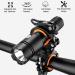 COSOOS 2 Pack Flashlight Mount Holder Universal Bicycle Led Light Mounting Holder 360 Rotation Clip Clamp for Flashlight Cycling Riding Orange+Black - Buy Online on SooperMarket.com
