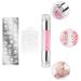 Nail Art Stamping Tool Kit Nail Stamping Plates Nail Art Stamper included Double Head Polish Print Template Silicone Stampers For Beauty Nail Art DIY- Nails Seal Mold Nail Stamp Plate Pink 03 pink - Buy Online on SooperMarket.com
